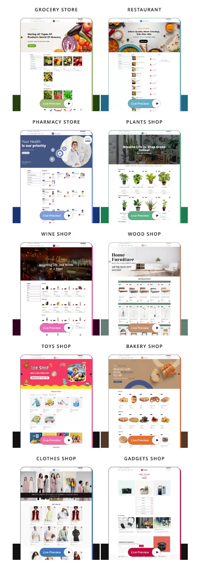 ShopBuilder含10模板电子商务网站构建器SaaS平台网站源码