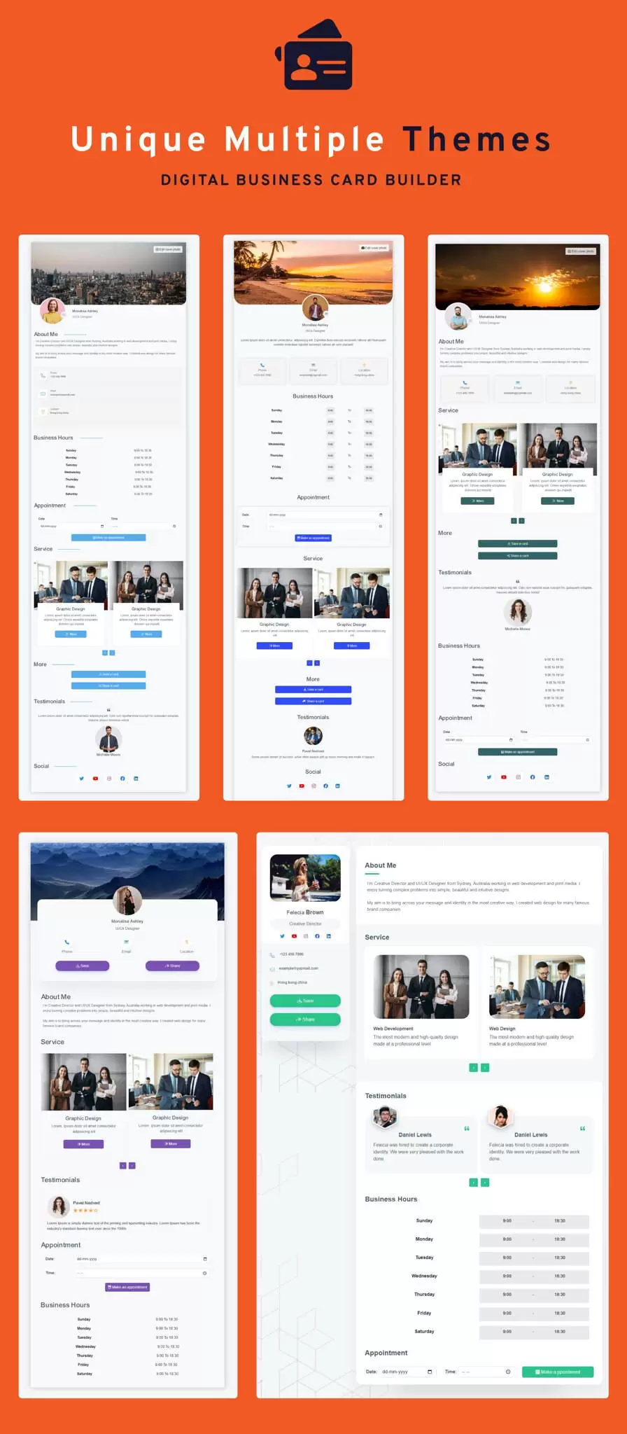SmartVCard digital business card SaaS dashboard