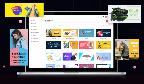 PixMaker Online Ad Banner & Poster Editor SaaS Platform (PHP Source Code) with OpenAI API Integration