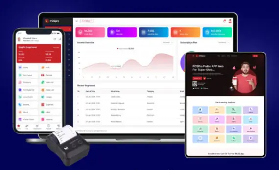 Source Code for Multi-Store SaaS POS & Inventory Management App (Web + App + All Plugins)