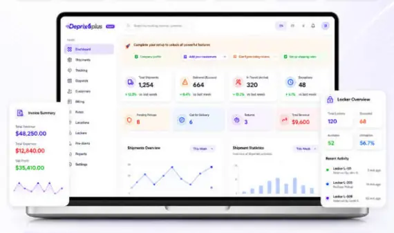 SaaS Source Code for Courier & Logistics Tracking Management System – Cash on Delivery – Real-time Tracking – API Integration