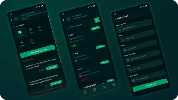 WhatsApp CRM mobile and web application