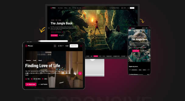 NetFlex Cross-Platform OTT and Live TV Streaming App