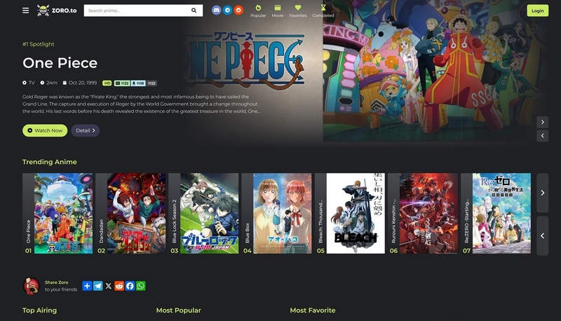 Zaro Automated Anime Streaming Website