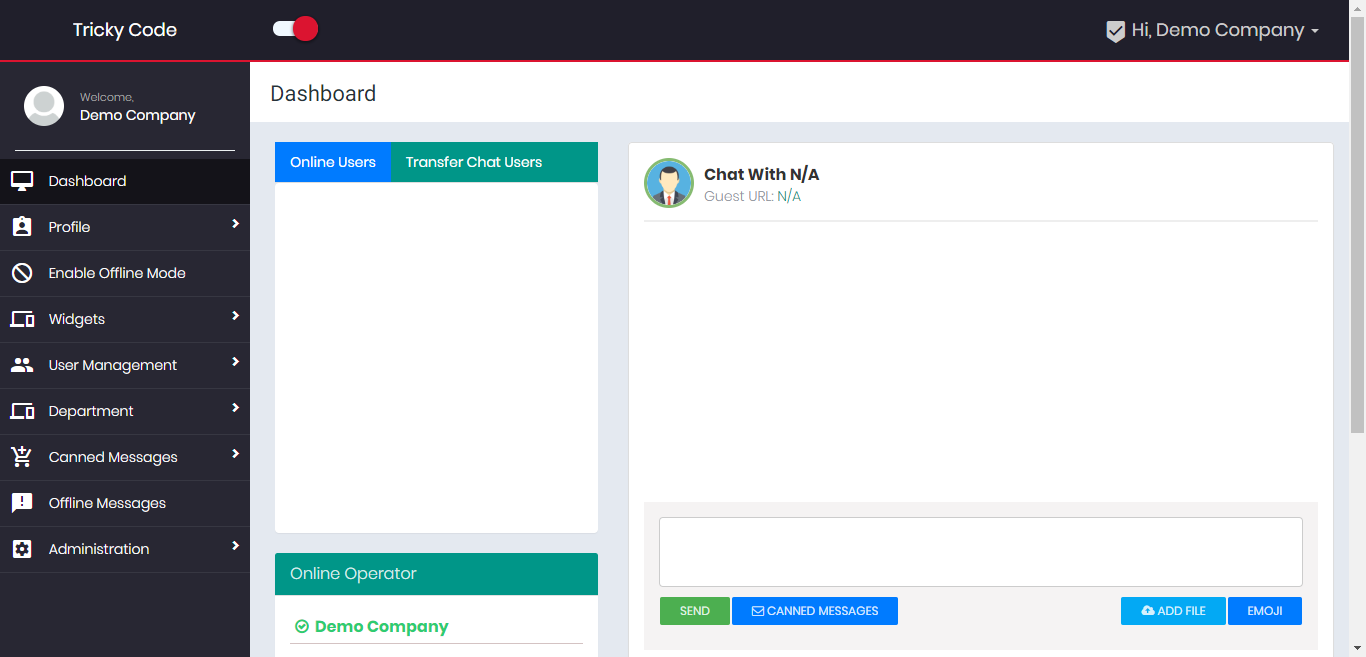 TiChat — Multi-Tenant SaaS Live Chat & Customer Support System